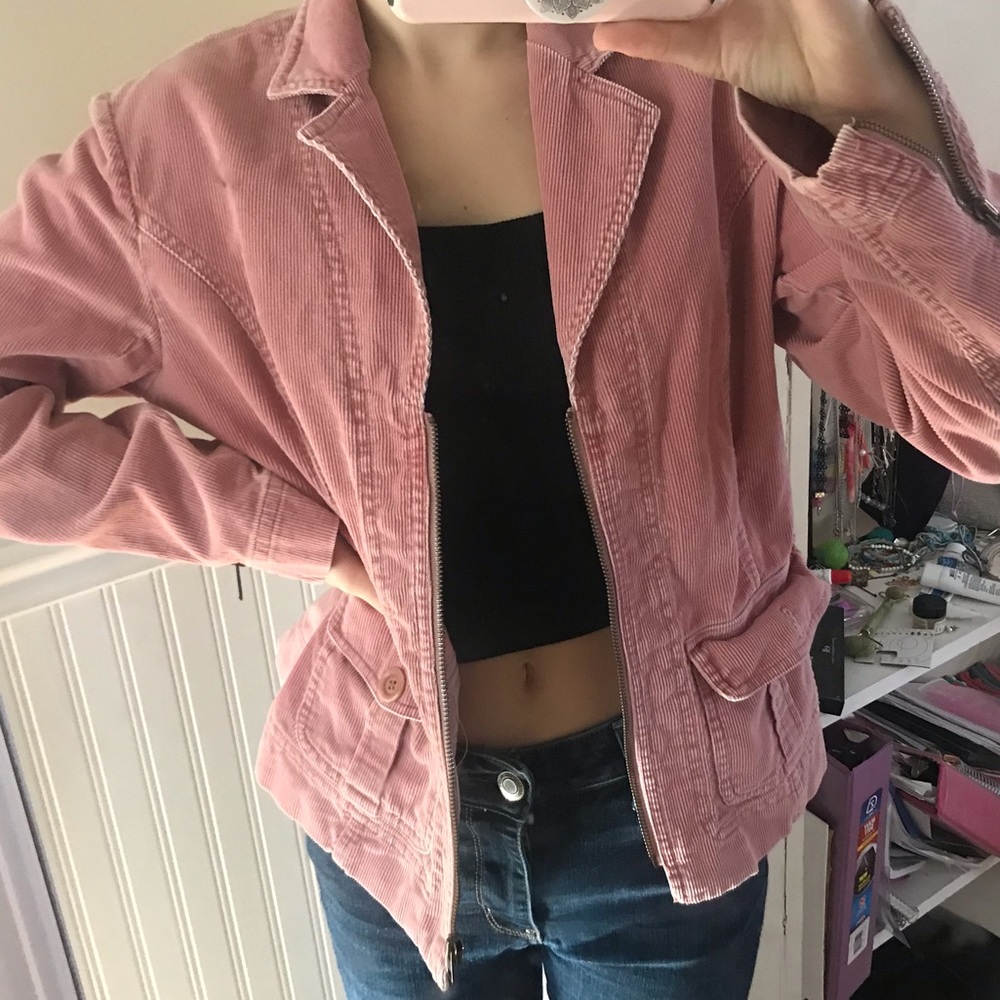 Corduroy Pink Garnet Hill Jacket
